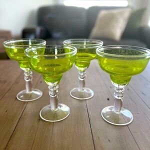 Pier 1 Acrylic Patio Margarita Glasses